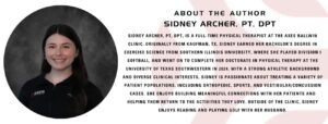Sidney Archer, PT, DPT, physical therapist at Axes Physical Therapy treating golf-related injuries